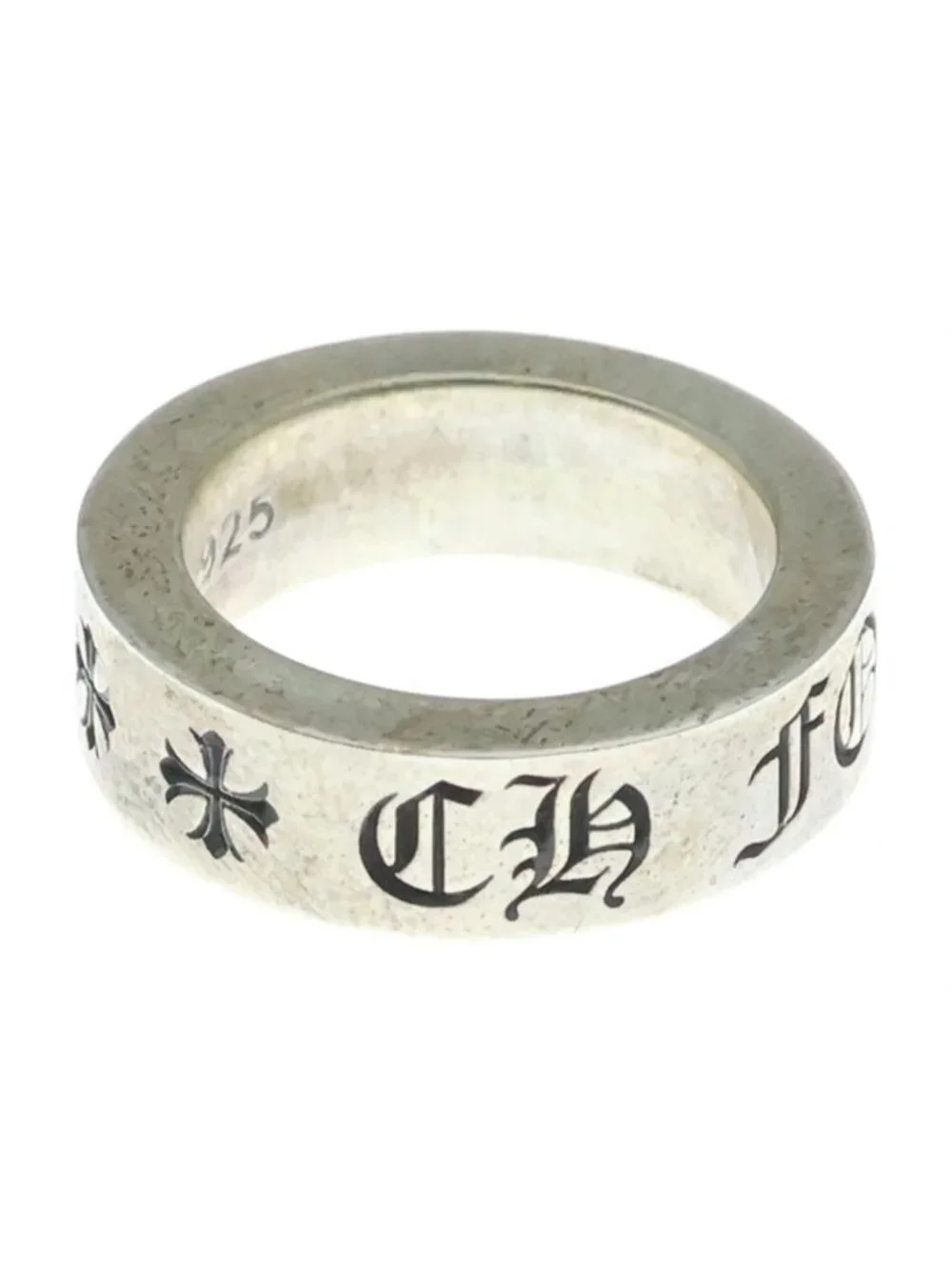 Chrome Hearts Spacer Forever Ring Silver